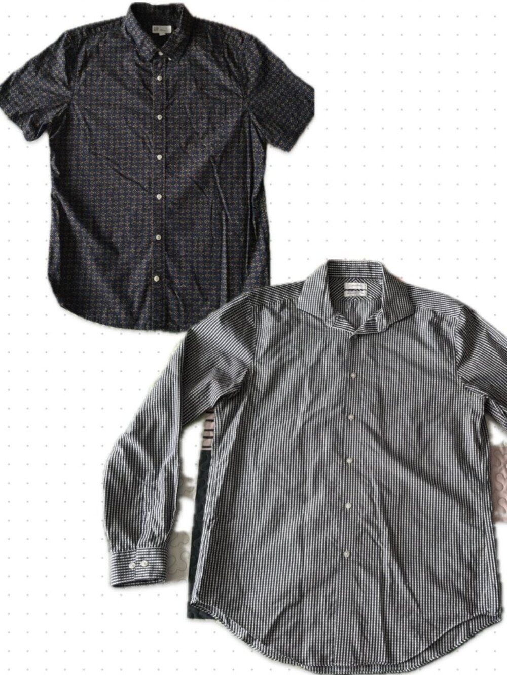 Calvin Klein & Gap Polo Shirt Bundle 2-Pack | Size L | Long & Sleeves